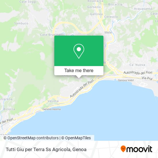 Tutti Giu per Terra Ss Agricola map