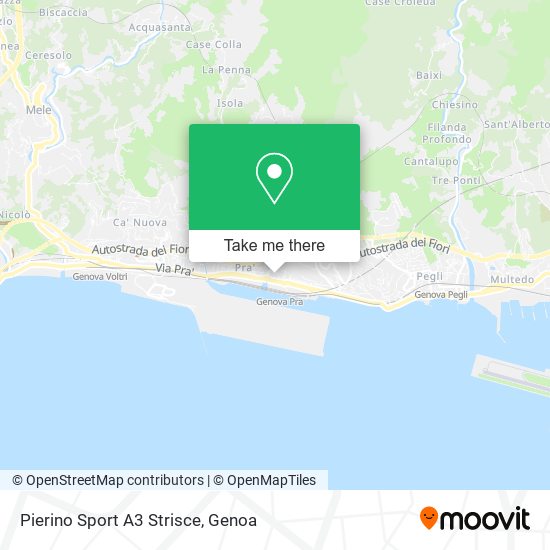 Pierino Sport A3 Strisce map