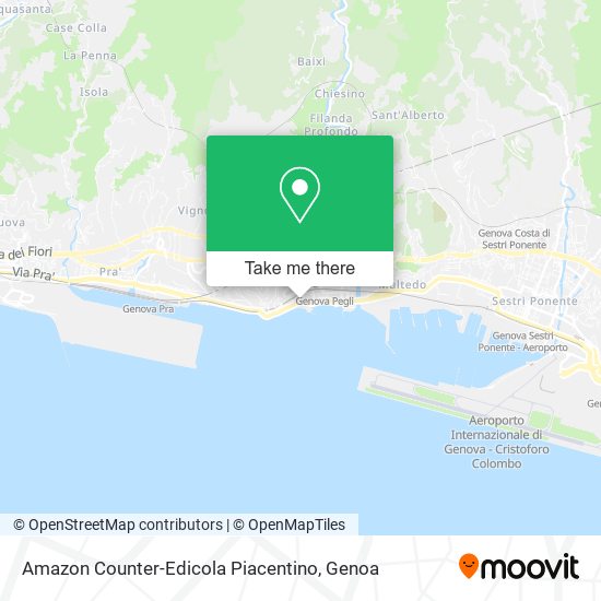 Amazon Counter-Edicola Piacentino map