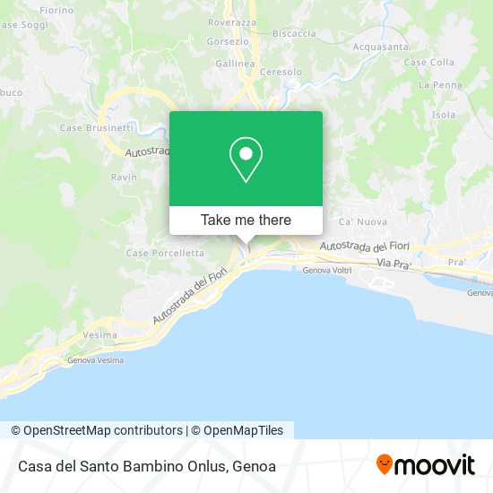 Casa del Santo Bambino Onlus map