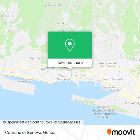 Comune di Genova map