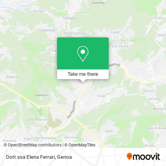 Dott.ssa Elena Ferrari map