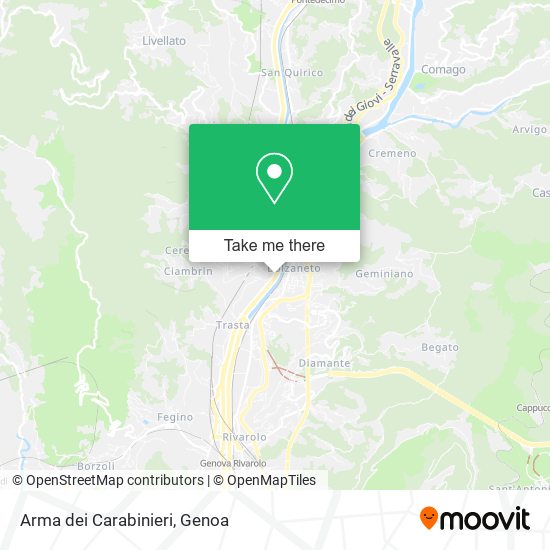 Arma dei Carabinieri map