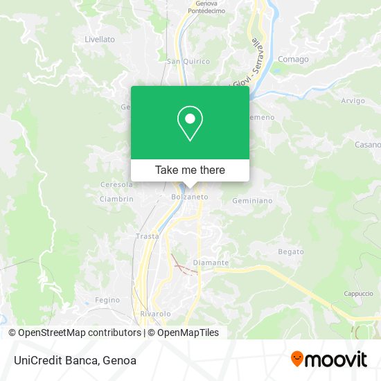 UniCredit Banca map