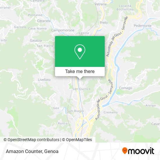 Amazon Counter map