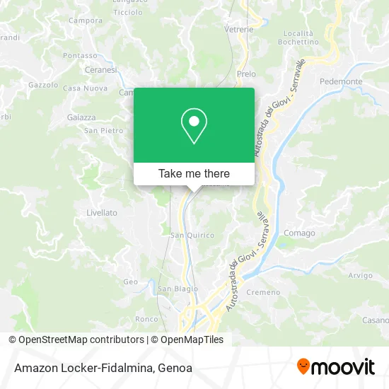 Amazon Locker-Fidalmina map