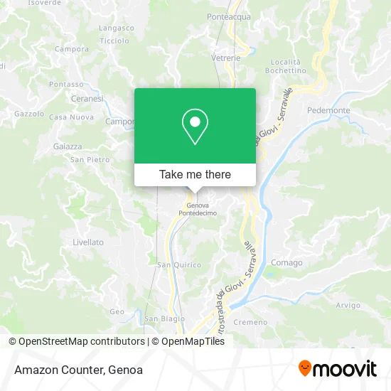 Amazon Counter map