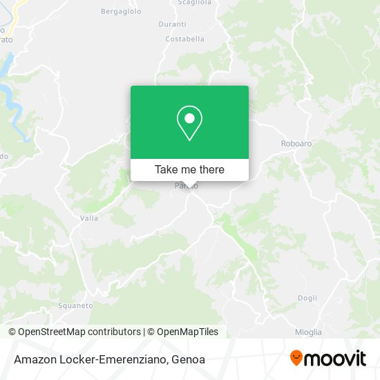 Amazon Locker-Emerenziano map