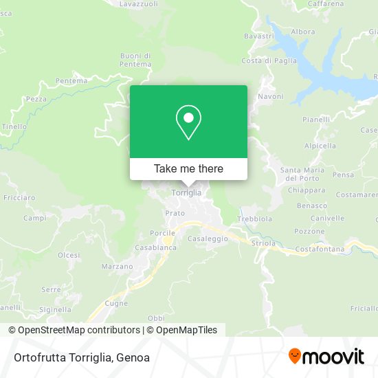 Ortofrutta Torriglia map