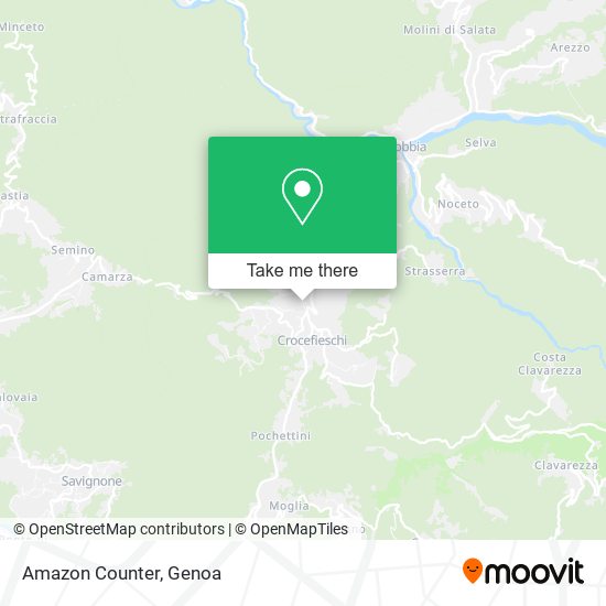 Amazon Counter map