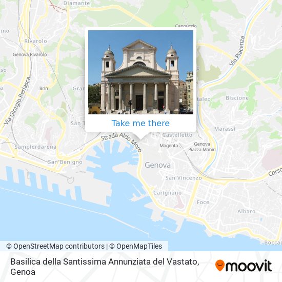 Basilica della Santissima Annunziata del Vastato map