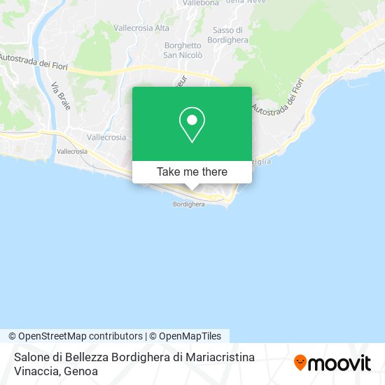 Salone di Bellezza Bordighera di Mariacristina Vinaccia map