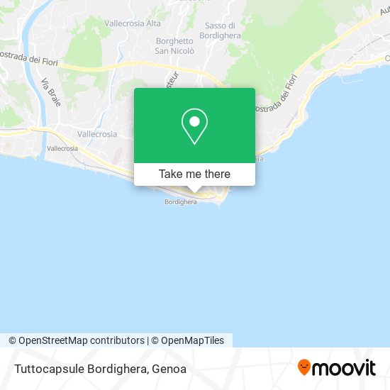 Tuttocapsule Bordighera map
