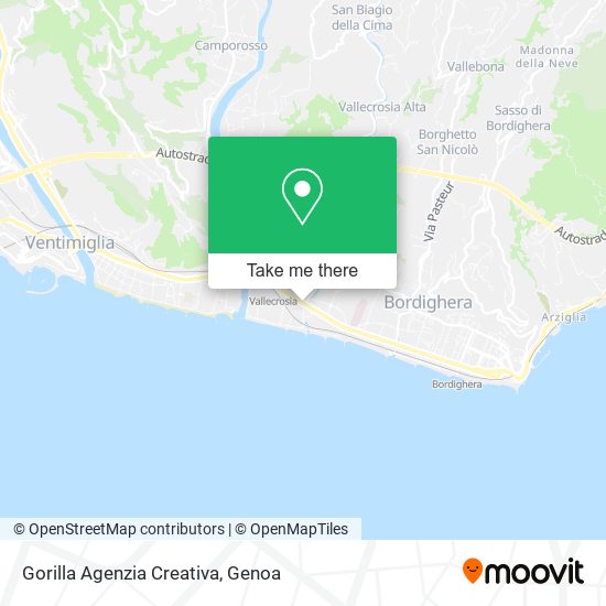 Gorilla Agenzia Creativa map