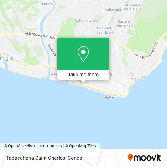 Tabaccheria Saint Charles map