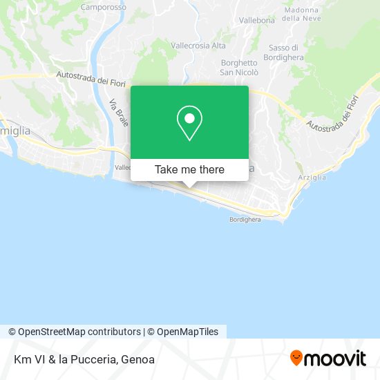 Km VI & la Pucceria map