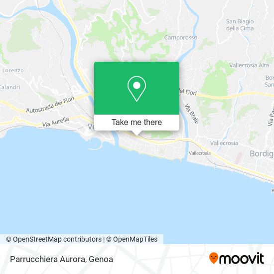 Parrucchiera Aurora map