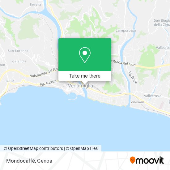 Mondocaffè map