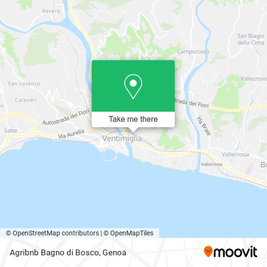 Agribnb Bagno di Bosco map