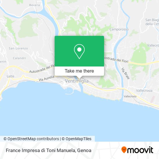 France Impresa di Toni Manuela map