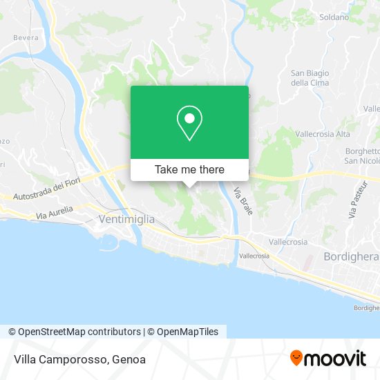 Villa Camporosso map