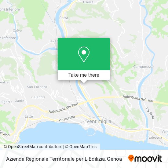 Azienda Regionale Territoriale per L Edilizia map