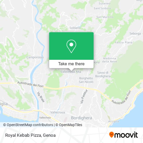 Royal Kebab Pizza map