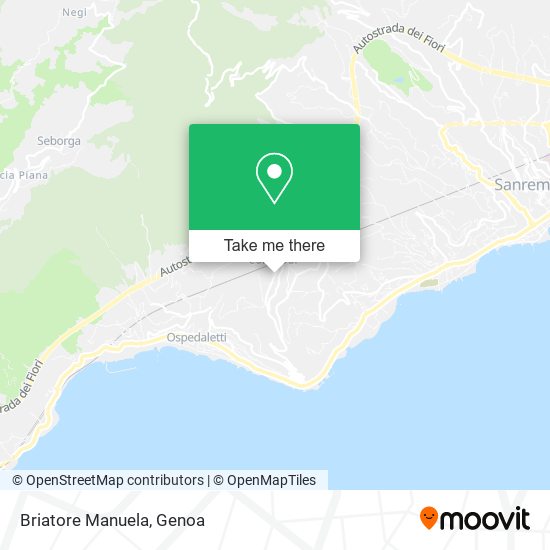 Briatore Manuela map