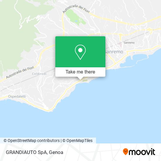 GRANDIAUTO SpA map