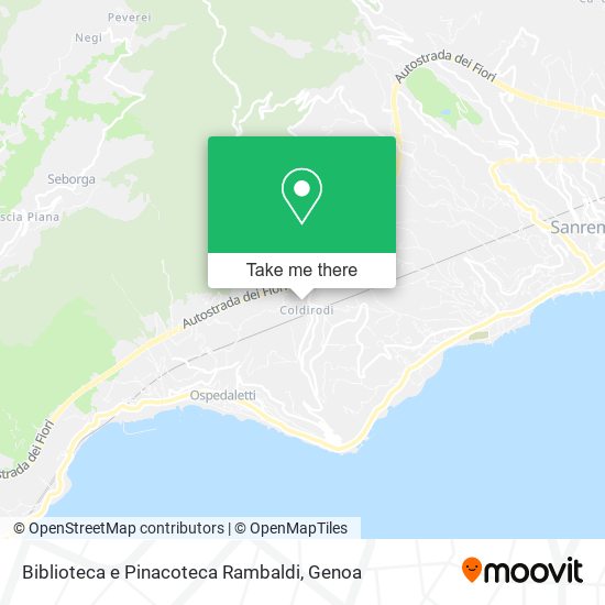 Biblioteca e Pinacoteca Rambaldi map