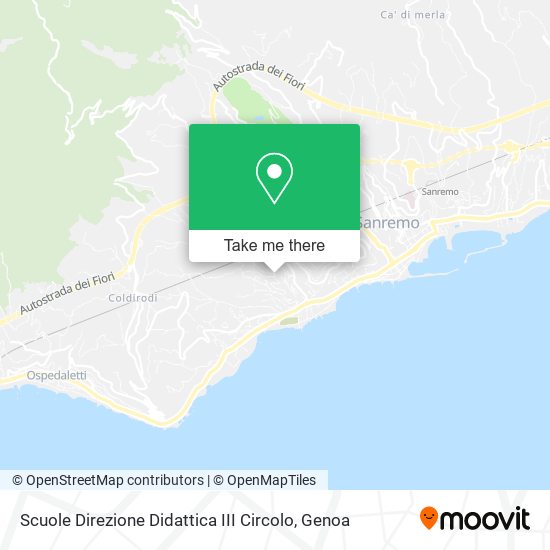 Scuole Direzione Didattica III Circolo map