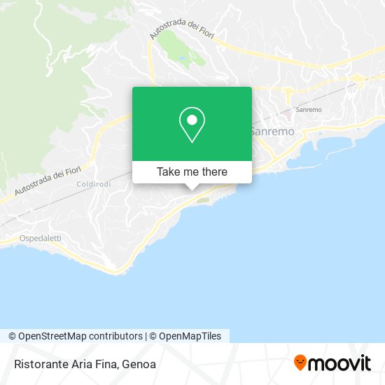 Ristorante Aria Fina map