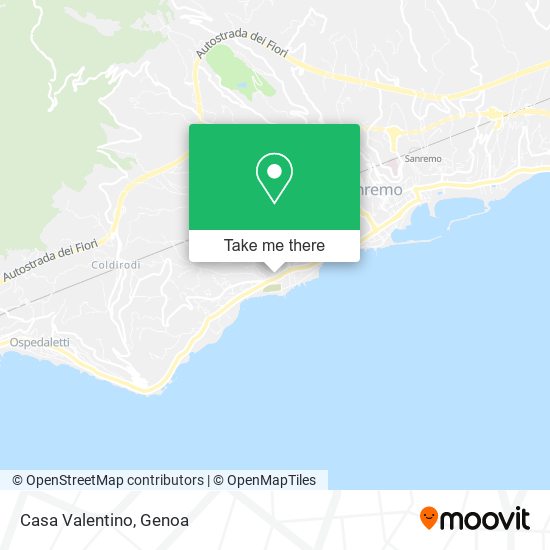 Casa Valentino map