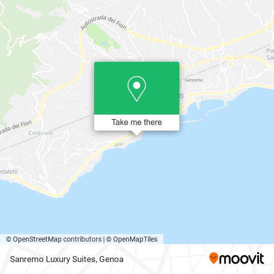 Sanremo Luxury Suites map