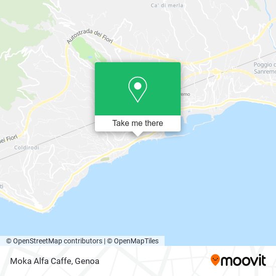 Moka Alfa Caffe map
