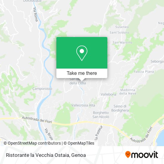 Ristorante la Vecchia Ostaia map