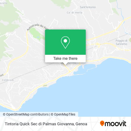 Tintoria Quick Sec di Palmas Giovanna map