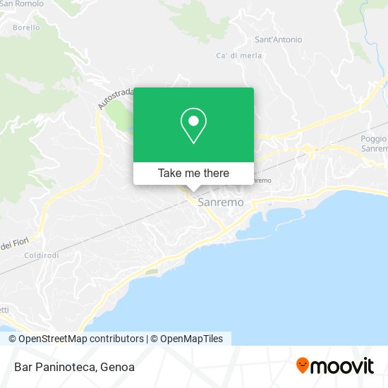 Bar Paninoteca map