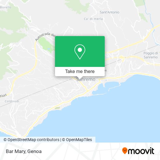 Bar Mary map