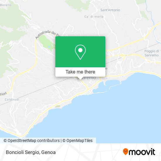 Boncioli Sergio map