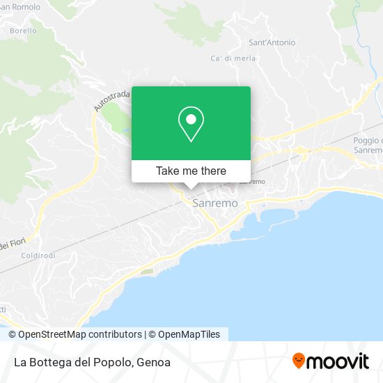 La Bottega del Popolo map