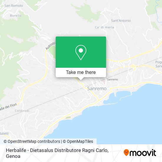 Herbalife - Dietasalus Distributore Ragni Carlo map