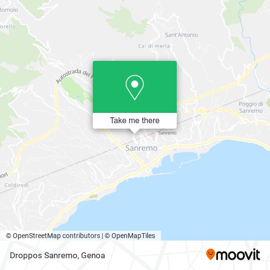 Droppos Sanremo map