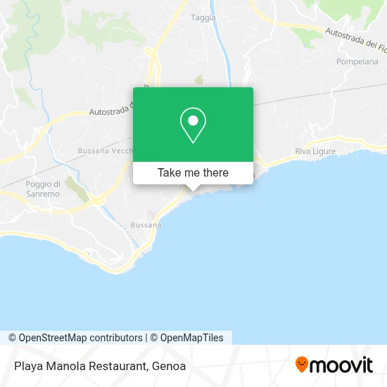 Playa Manola Restaurant map