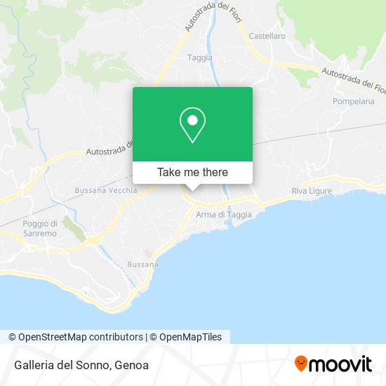 Galleria del Sonno map
