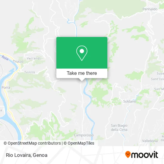 Rio Lovaira map