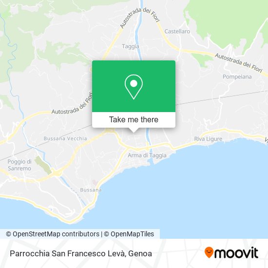 Parrocchia San Francesco Levà map
