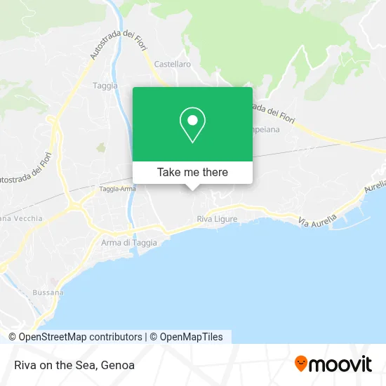 Riva on the Sea map