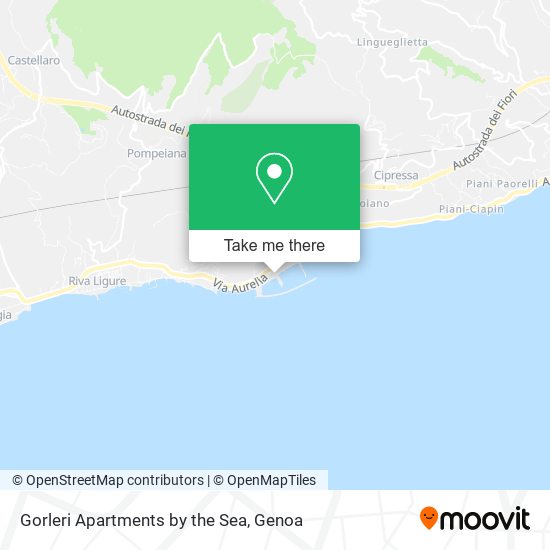 Gorleri Apartments by the Sea map