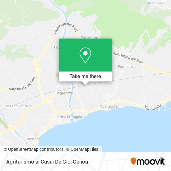 Agriturismo ai Casai De Giò map